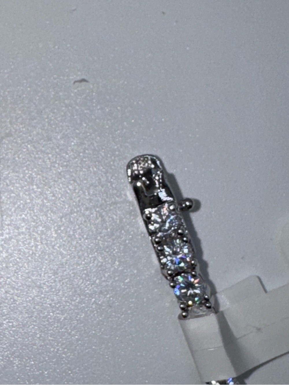 18k Tennis Necklace - Picture 10 of 10